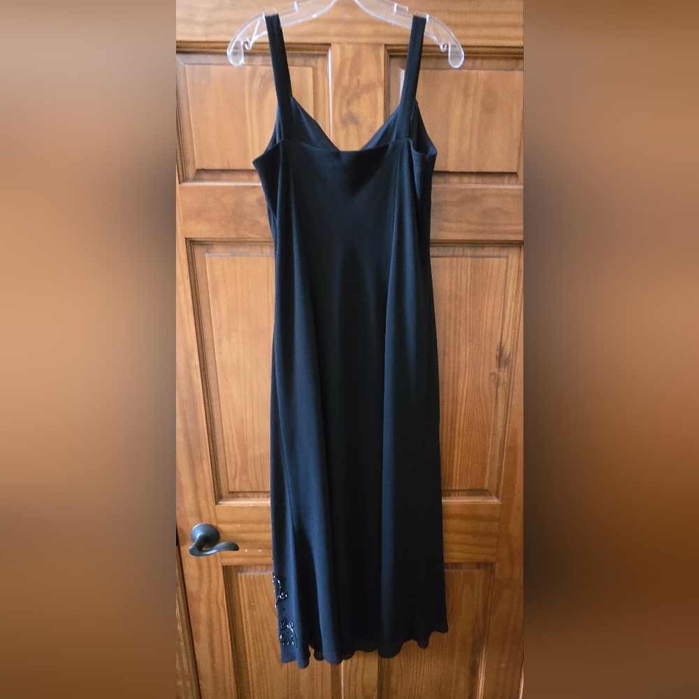 R &M RICHARDS Elegant Black Dress Size 14 - Picture 3 of 4